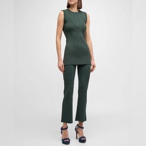Veronica Beard tonal Ribbed knit Pant and top set